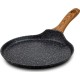 NONSTICK PAN WITHOUT LID  NATURE 10-144-112 (24CM / STONE BLACK / ΚΡΕΠΙΕΡΑ)
